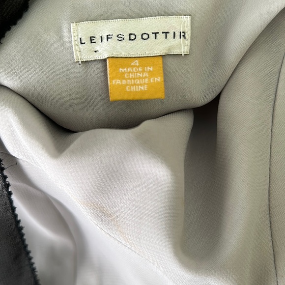 Leifsdottir Anthropologie Silk Lake Reflection Lavender Black Flowy Maxi Dress 4 - Picture 10 of 13